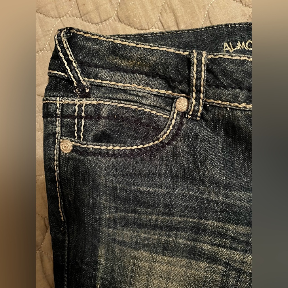 ALMOST FAMOUS~LOW RISE~SKINNY JEANS~7 - Picture 6 of 12